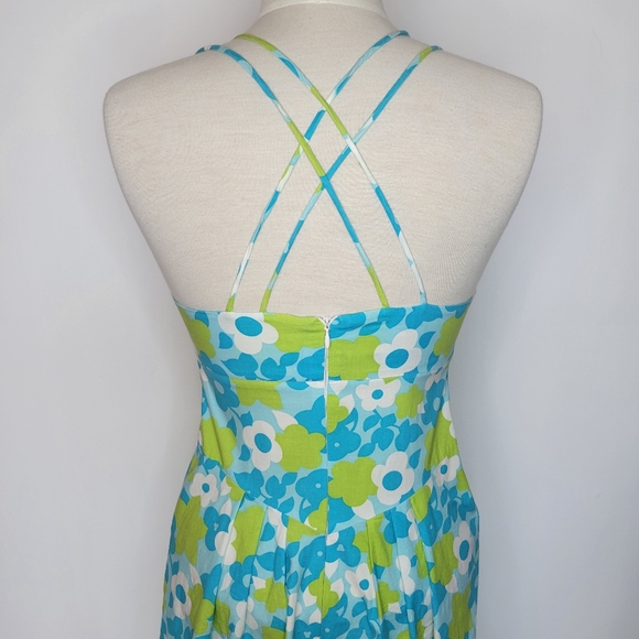 Vintage | retro floral print dress - Picture 7 of 12